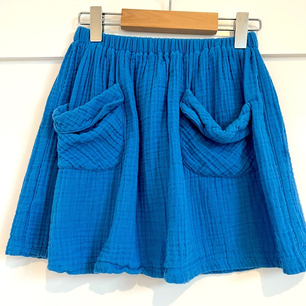 Mabo Girls blue skirt Used size 4-5 lightweight
